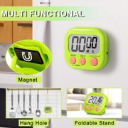 YMWVH 4-Piece Multi-Function Electronic Timer, Learning Management, Suitable for Kitchen, Study, Work, Exercise Training, Outdoor Activities