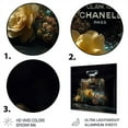 thumbnail image 3 of Designart "Connoisseur of Yellow Perfume Fragrance" Fashion Perfume Metal Wall Decor, 3 of 5
