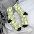 thumbnail image 5 of Pofeuu Daisies Flowers Print Crew Socks, Adult Running Hiking Socks for Youth and Adult, 5 of 6