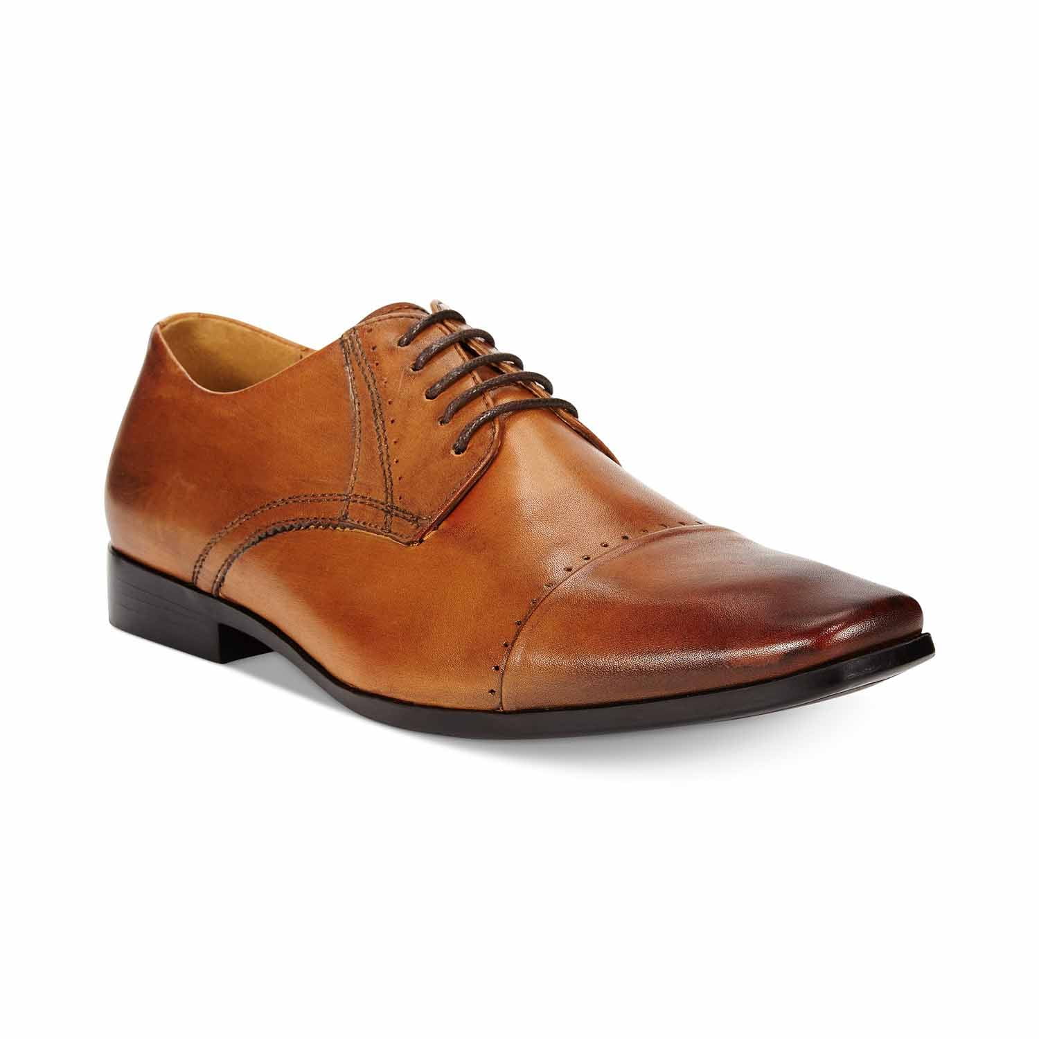 Bar III Bar III Mens Jadon Cap Toe Oxfords (Dark Tan, 10.5) Walmart