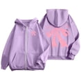 thumbnail image 4 of Chandail à Capuchon Décontracté pour Femmes avec Poche Zippée Manches Longues Sweat à Capuche Sport pour Activités Extérieures, 4 of 6