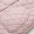 thumbnail image 6 of ABATAB Plus Size Puffer Padded Coats for Women Lightweight Long Sleeve Button down Quilted Jackets with Pockets Fall Winter(X-Large,Pink), 6 of 6