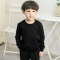 thumbnail image 6 of Sweatshirt Boys Long Sleeve Black Sweatshirt Kids Crewneck Pullover Casual Sport Sweatshirts Winter Clothes Little Girls Clothes 1T, 6 of 7