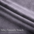 thumbnail image 4 of Wisewater 2 Panels Velvet Curtains Grommet Curtains ,Patio Door Drapes, Light Blocking Curtain,Blackout Curtains, Purple, 52x96 inch, 4 of 10