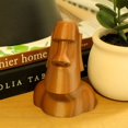 thumbnail image 4 of Clever Contraption Moai Statue Figurine – Gray Easter Island Head, 3D Printed PLA, Home Decor Accent, 4 of 9