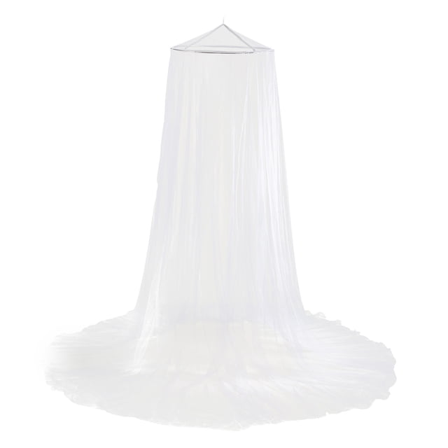 Htovila Universal White Dome Malla de mosquitera Red Instalación fácil Cama colgante Htovila Dosel de la cama