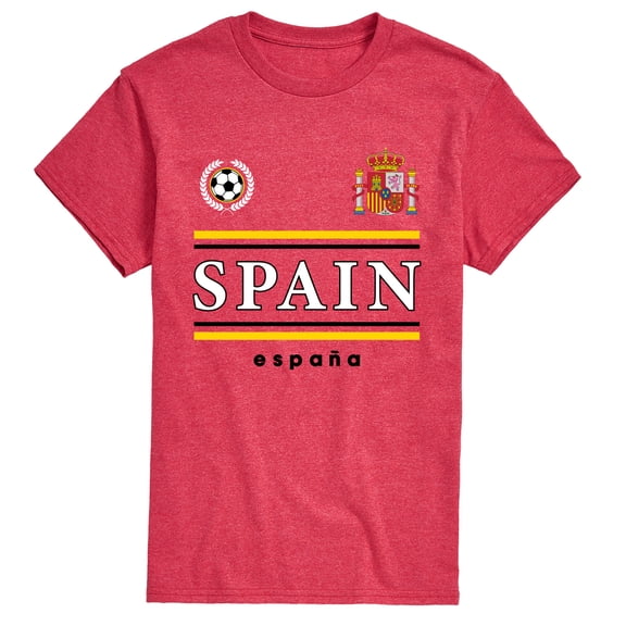 Instant Message - Spain Soccer Jersey - Men's Short Sleeve Graphic T-Shirt