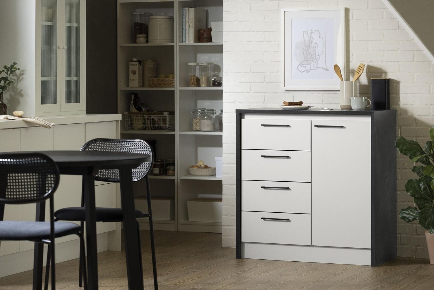 South Shore Myro Compact Kitchen Island with Storage<br><br><br>