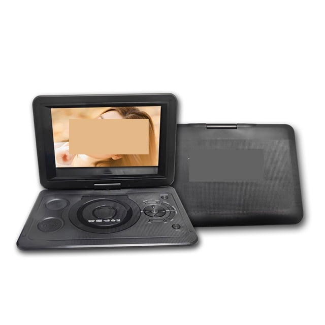 HD Portable Rotating Screen Smart TV VCD DVD Player SD Card USB Video Player With Rechargeable Battery ,Convenient Memory Playback