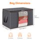 thumbnail image 2 of Bolsa de almacenamiento de ropa Lifewit, 6 paquetes de 60 L de capacidad, 2 of 6
