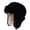 Black, variant on Winter Trapper Hat, Thickened Lined Earflap Beanie for Outdoor Cold Weather Protection, Unisex Windproof Thermal Ski Cap
