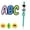F, variant on olkpmnmk Pencil Toppers Set, Cute Pencil Topper Decoration, Pen Straw Clips Decor Accessories, Silicone Pen Clips, Pencil-Top Charms for Teachers Household Essentials, Classroom Must Have