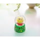 thumbnail image 4 of Bola de nieve Sanrio Keroppi Holiday en miniatura para adultos con copos giratorios, 4 of 7