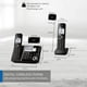 Panasonic Téléphone et Répondeur Sans Fil Grand Public KX-TGF342B avec 2 Combinés – image 4 sur 5