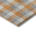 thumbnail image 3 of Addison Rugs Mayfield Premium Machine Washable Transitional Plaid Orange Rectangle Rug, 8' x 10', 3 of 6