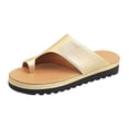 thumbnail image 2 of Sandalias de plataforma Zulema Oro 39 para mujer, 2 of 8