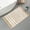 Khaki, variant on KeirineCC Bathroom Rugs 23.6x 15.7Inch, Luxury Chenille with Non Slip Bottom Liner Washable Bath mats, Absorbent Shower Carpets, Machine Washable, Quick Dry, Ruggable, Navy & White Stripe
