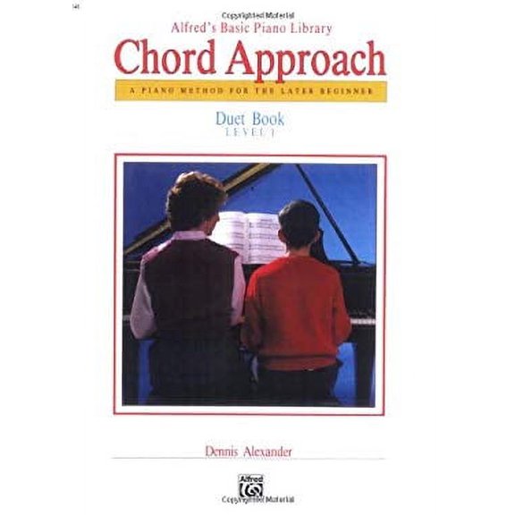 Pre-Owned Alfred's Basic Piano Chord Approach Duet Book, Bk 1: A Piano Method for the Later Beginner (Paperback 9780739003381) by Dennis Alexander
