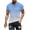 Blue Mens T-Shirts Clearance, variant on T shirts Shirts for Men Big and Tall Basic Tees Athletic Shirt Lightweight Muscle Fit Quick Drying Gradient Color Pullover Tops Clearance,M-5XL