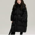 thumbnail image 5 of KAUOD Teen Girls Long Puffer Coats Winter Waterproof Padded Insulated Ski Jackets Kids Quilted Knee Length down Outwear, 5 of 8