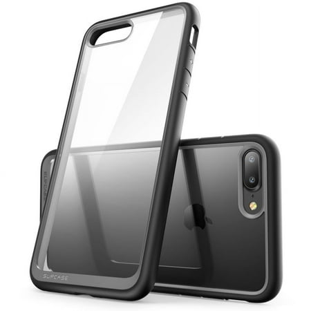 iPhone 8 Plus Case, SUPCASE [Unicorn Beetle Style Series] Clear Full-Body Rugged Bumper Case with Built-in Screen Protector for iPhone 8 Plus & iPhone 7 Plus (Black)