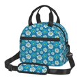 thumbnail image 1 of Fotbe Daisies Flowers Bolsa de Almuerzo con Estampado, Lonchera Aislada, Contenedores de Comida Reutilizables Tipo Cooler a Prueba de Fugas, 1 of 7