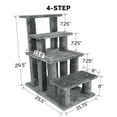 thumbnail image 2 of FurHaven Pet Stairs | Steady Paws 4-Step Pet Stairs, Gray, 2 of 3