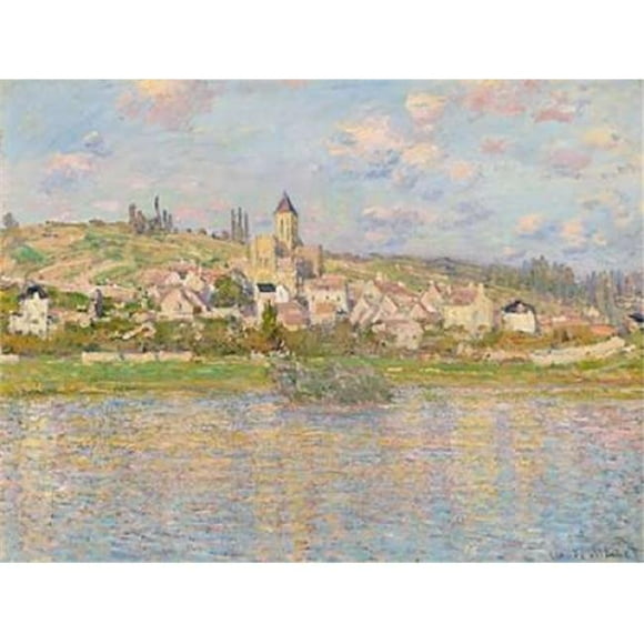 Selected Artworks PDX3CM1537SMALL Affiche Vetheuil Imprimée par Claude Monet&44; 11 x 14 - Petit