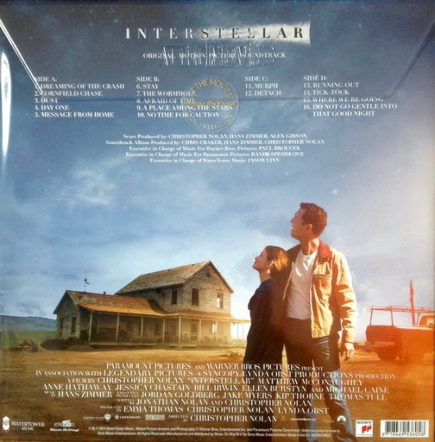 Hans Zimmer - Interstellar Original Soundtrack, Double Vinyl LP, Music ...