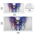 thumbnail image 3 of Skull with Purple Desk Mats Large Mouse Pad Long Keyboard Computer Rubber Base Non-Slip Mats Accessories Decor for Office Home 16.5"x35.4", 3 of 9