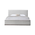 thumbnail image 2 of JERFIT Eastern King Storage Bed Frame with Headboard, Beige Linen Upholstered Platform Bed, No Box Spring Needed, 2 of 6