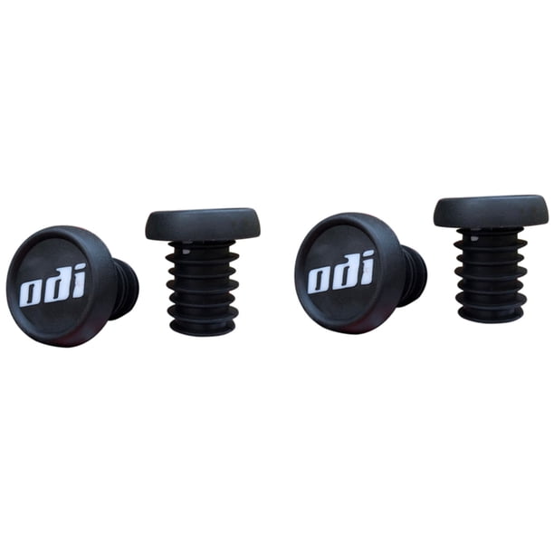 ODI 4 Piezas Tapones para Manillar de Bicicleta Tapas de Manillar Ligeras Apto FR Accesorios de Bicicleta de Equilibrio Negro