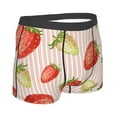 thumbnail image 3 of Fotbe Strawberries Men’s Total Support Pouch Boxer Briefs, X-Temp Cooling, Moisture-Wicking Underwear, Regular, Long-leg and Trunk-Large, 3 of 9