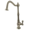 Kingston Brass KS1198AL Heritage Cold Water Filtration Faucet, Brushed Nickel