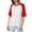 a-Red563157, variant on VNKIDY Women's T-Shirt Oversized Raglan Short Sleeve Tees Color Block Short Sleeve Crewneck Loose Fit Stretch Top For Casual Daily Street Wear Stylish Top