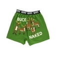 thumbnail image 3 of LazyOne Funny Animal Boxers, Buck Naked, Humorous Underwear, Gag Gifts for Men (Small), 3 of 6