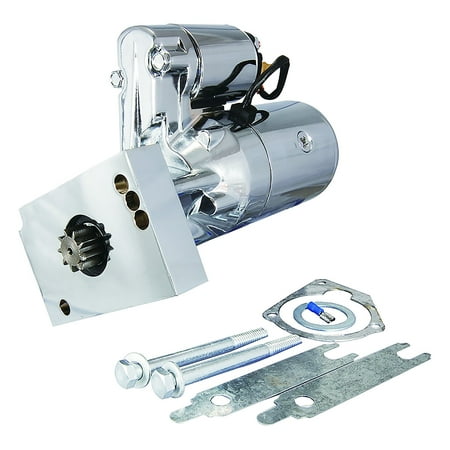 Torque Race - New Chrome Hi Torque Conversion Starter For GM Cheverolet Race Car And Street Rod Applications 1.9HP 305 350 454 Engines
