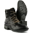 thumbnail image 5 of Josef Seibel Sandra 91 Women's Lace Up Leather Ankle Boot With Side Zip In Navy Size 6, 5 of 6