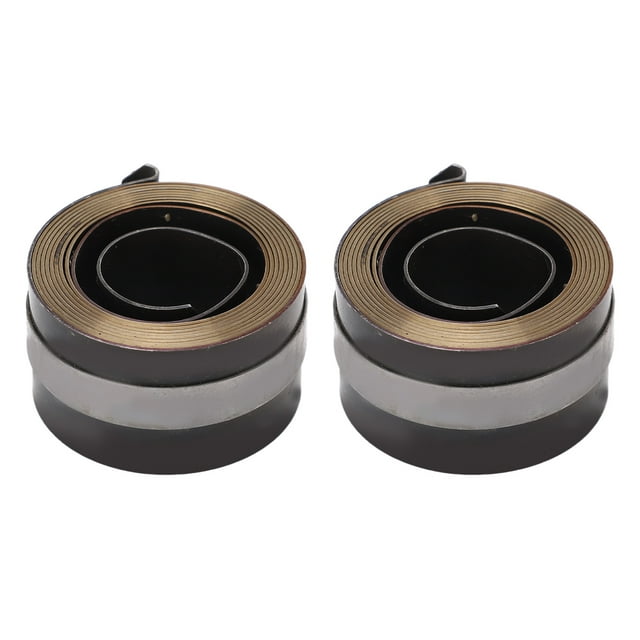 Spring Steel Return Spring, 2Pcs Horizontal Vertical Replacement Drill Press Return Spring Chromed For Industrial Use