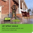 thumbnail image 6 of Greenworks 2100 PSI Portable Pressure Washer with Wheels + Telescoping Handle, 1.2 GPM, 6 of 15