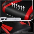 thumbnail image 4 of RONG-3  Gaming Chair, Video Game Chair with Massage Lumbar Support and Footrest Height Adjustable Ergonomic Computer Gaming Chair with Swivel Seat and Headrest,Red / Black, 4 of 10