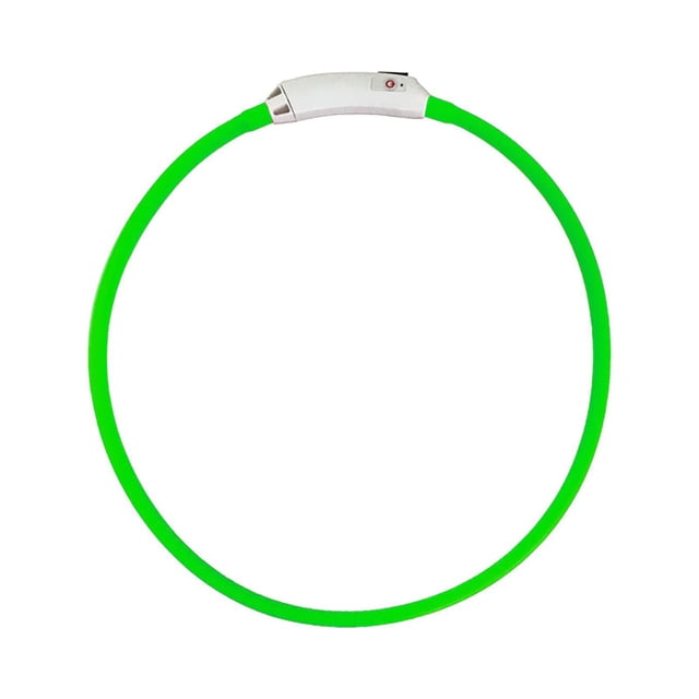 Led Luminous Collar Usb Charging Dog Color 12 Led Lights