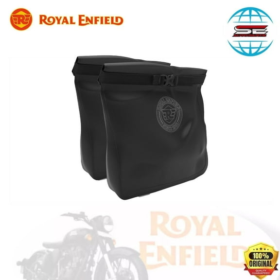 Black Long Haul Waterproof Inner Bags for Royal Enfield Super Meteor 650