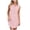 *1-Pink, variant on VBVC Women's Lapel Cotton Linen Shift Dress,Short Sleeves Mini Dress For Women,Ladies Button Down T-Shirt Dress,Orange,S-2XL