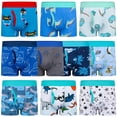 thumbnail image 1 of BIG ELEPHANT Ropa Interior para Niño Pequeño, Calzoncillo de Algodón Suave Ropa Interior para Niño Pequeño, Paquete de 10 (4T-9Y), 1 of 6