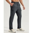 thumbnail image 2 of Pantalones de senderismo MOURCE, ligeros e impermeables para hombre, color gris, 2 of 6