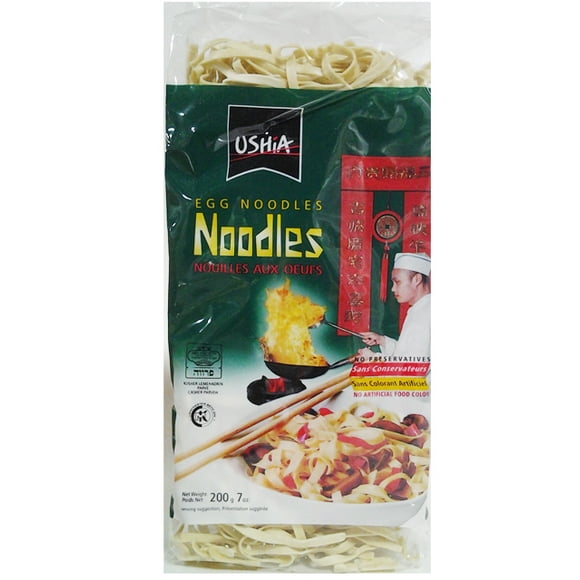 Egg Noodles Wide -Green Pkg (MT), Ushia Egg Noodles Wide -Green Pkg (MT)