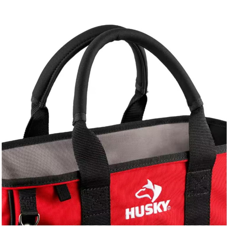 Husky 14 in. 15 Pocket Open Top Supply Tool Bag - Walmart.com