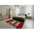 thumbnail image 4 of Ahgly Company Indoor Rectangle Contemporary Army Brown Abstract Area Rugs, 4' x 6', 4 of 6