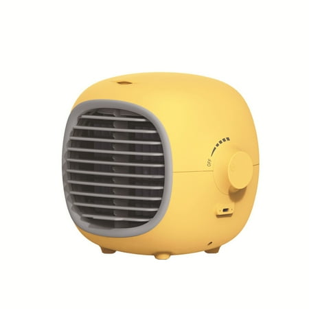 

Clearaance Sale TingXianX Silent Cooler USB Chargeable Air Conditioners Desktop Silent Compact Humidifying Electric Fan Conditioner Fan Desktop Water Chiller for Home Office and Bedrooms